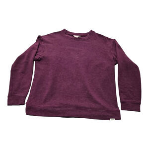 Orvis Womans Pullover Shirt Small Purple 60% Modal 27% Polyester 5% Spandex